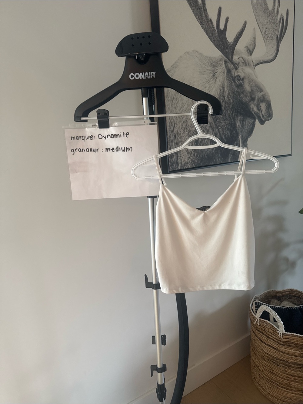 Cream Satin Cami Top - Spaghetti Straps